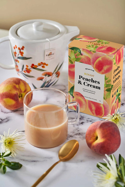 Bisou Peaches & Cream Tea Sachets