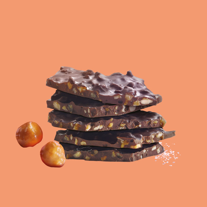 Carazel - Caramelized Nuts Chocolate Bark