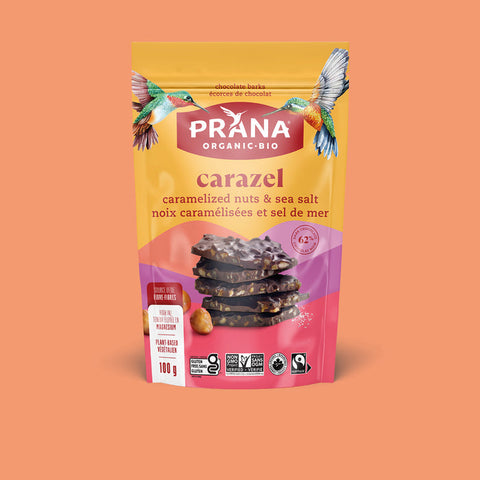 PRANA Organic Carazel Caramelized Nuts Chocolate Bark