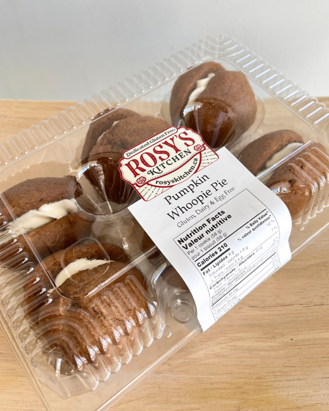 Pre-order | Gluten-free Pumpkin Whoopie Pie 6-Pack (Frozen) - Avail. Sep 5