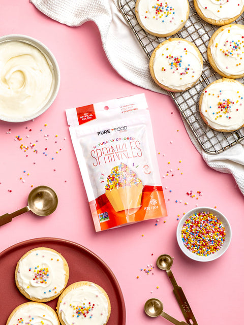 Rainbow All Natural Round Sprinkles