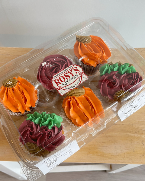 Rosy's Kitchen Gluten-free Fall Cupcake Mix 6-Pack (Frozen)