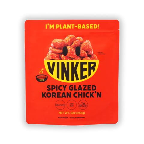 Vinker Foods Spicy Glazed Korean Chick'n (Frozen)