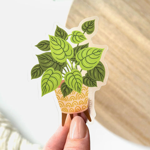 Rainbow Pot Houseplant Sticker