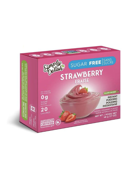 Strawberry Vegan Instant Pudding