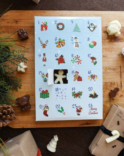 Pre-order | Vegan Advent Calendar with Assorted Chocolates - Available Oct 29