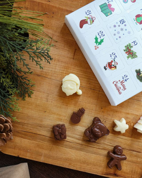 Pre-order | Vegan Advent Calendar with Assorted Chocolates - Available Oct 29