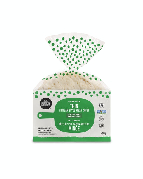 Thin Artisan Style Pizza Crusts - 2 Pack (Frozen)