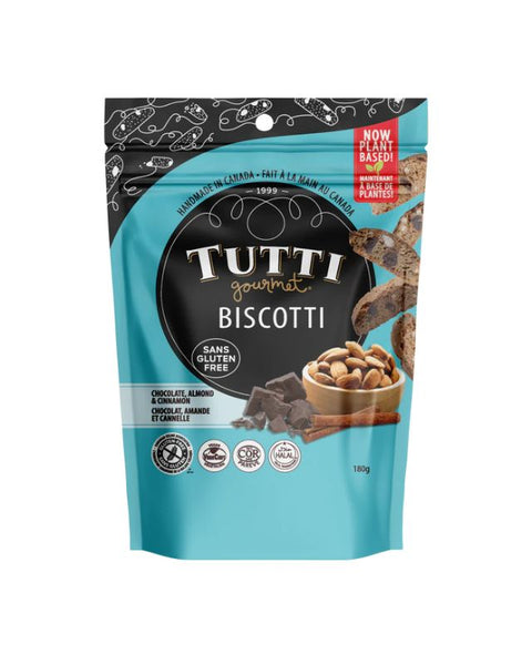 Tutti Biscotti Gluten-free Chocolate, Almond & Cinnamon Biscotti