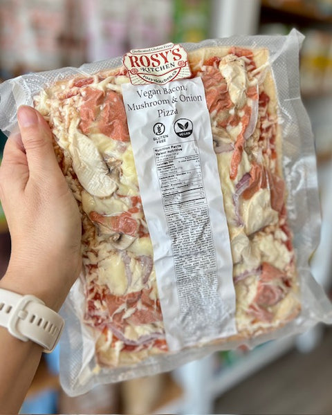 Rosy's Kitchen Gluten-free/Vegan Bacon & Mushroom Pizza (Frozen)