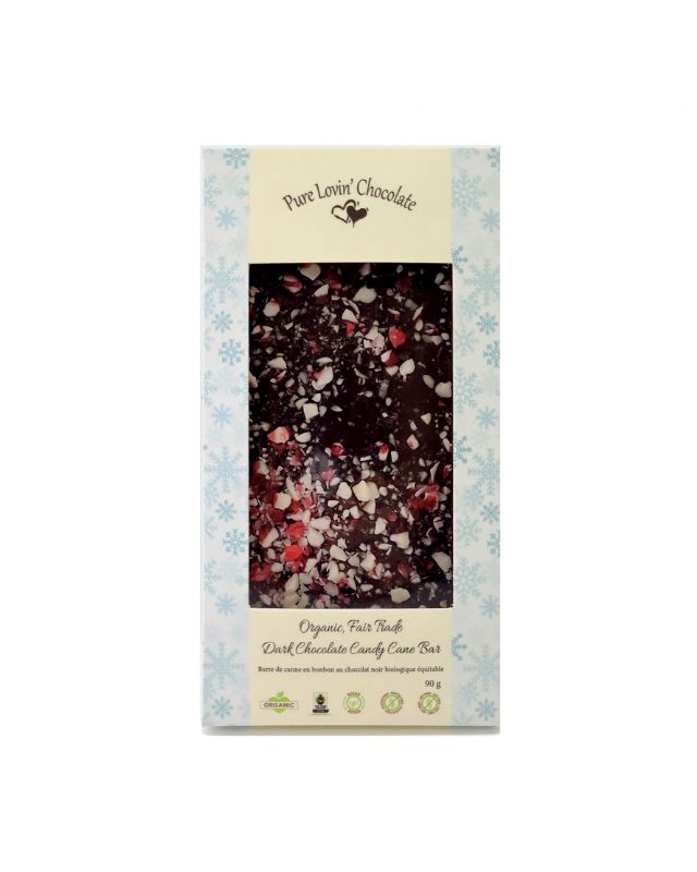 Dark Chocolate Candy Cane Bar