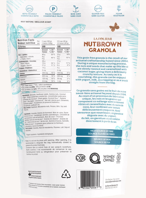 Nutbrown Grain-free Granola Vitalia