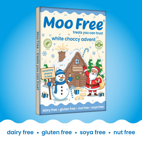 Moo Free Vegan White Chocolate Advent Calendar 70g
