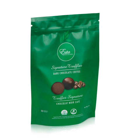 Esta Dark Chocolate Coffee Truffle Pouch
