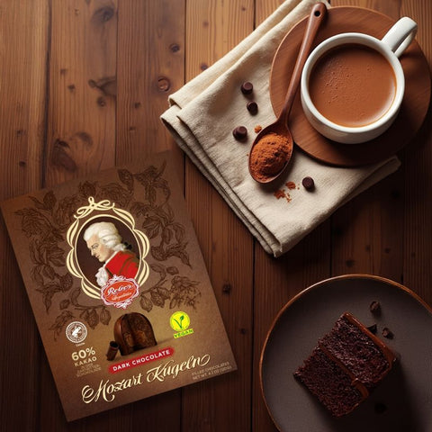 Reber Mozart Vegan Dark Chocolate Gift Box 6pc