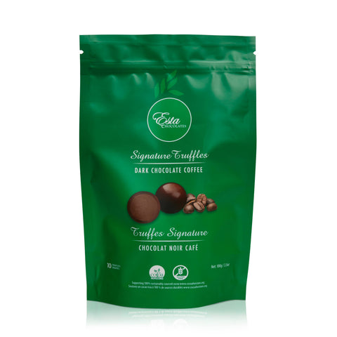 Esta Dark Chocolate Coffee Truffle Pouch