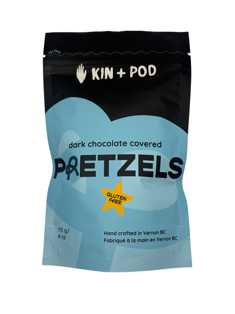 Kin + Pod Dark Chocolate Covered Gluten Free Pretzels
