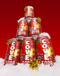 Cove Soda Cranmerry Zero Sugar Prebiotic Soda