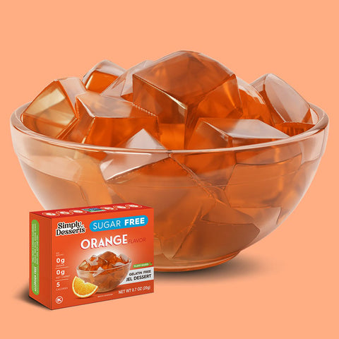 Simply Delish Orange Vegan Jello