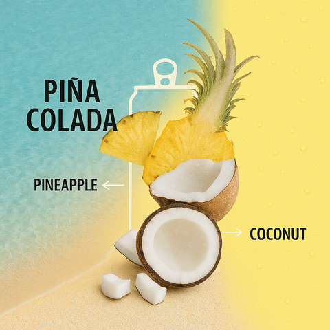Clever Mocktails Alcohol-free Pina Colada Zero Sugar