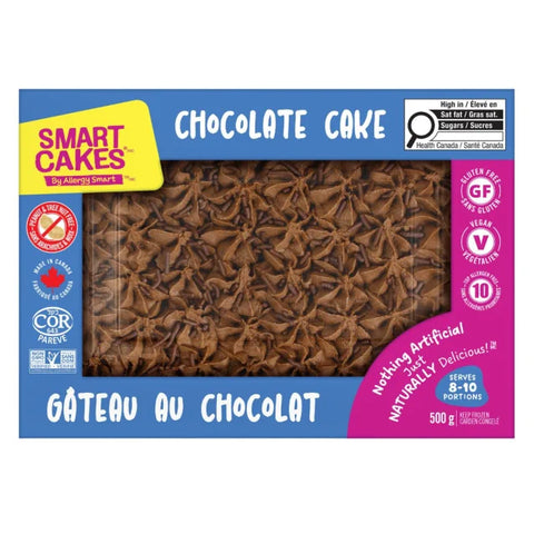 Allergy Smart Gluten-Free Chocolate Cake 500g (Frozen)
