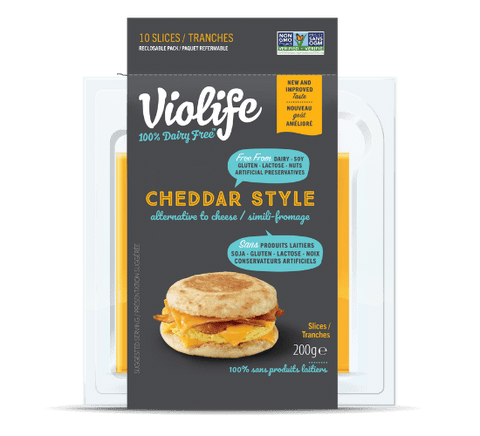 Violife Cheddar-Style Slices (Refrigerated)