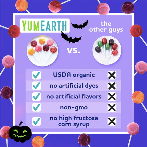 Pre-order - Halloween Organic Lollipops | 60 ct - Avail. Sep 16