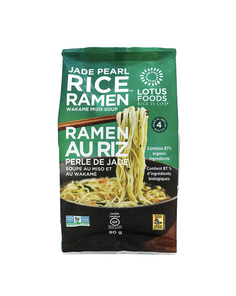 Organic Jade Pearl Rice Ramen Wakame Miso Soup
