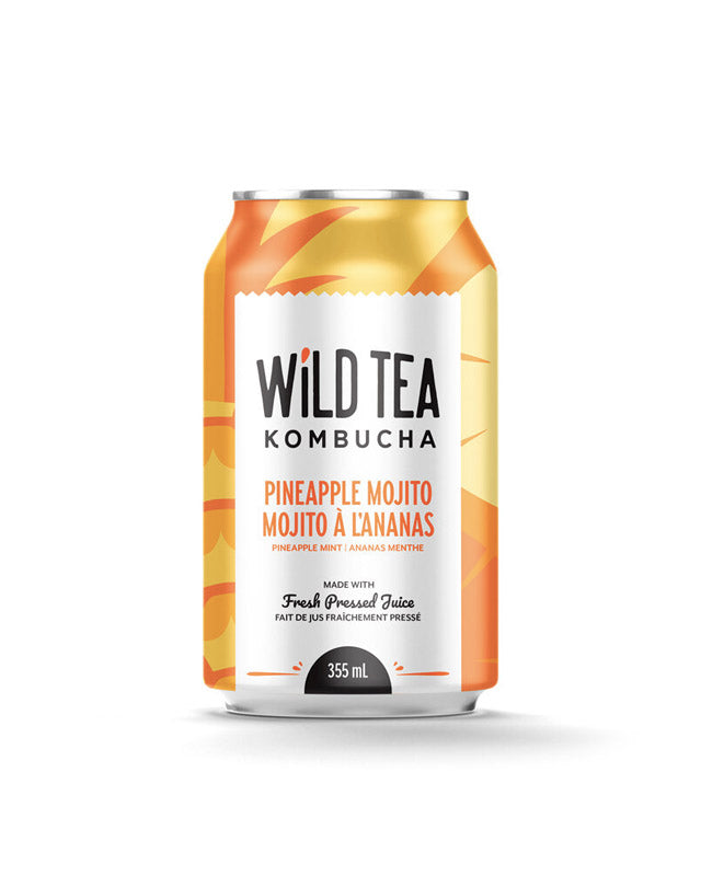 Pineapple Mojito Sparkling Kombucha (Refrigerated)