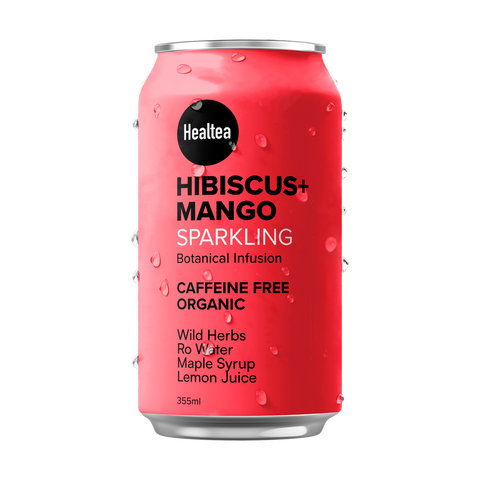 Sparkling Hibiscus Mango Tea