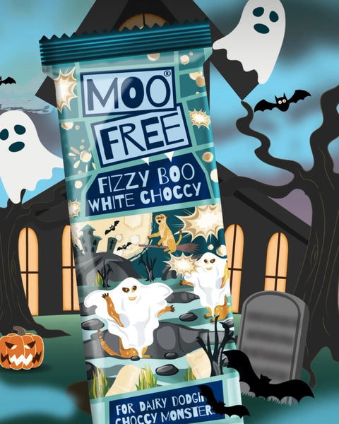 Fizzy Boo - Vegan White Chocolate Halloween Bar