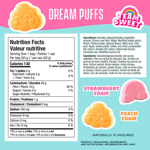 Dream Puffs Foam Candy