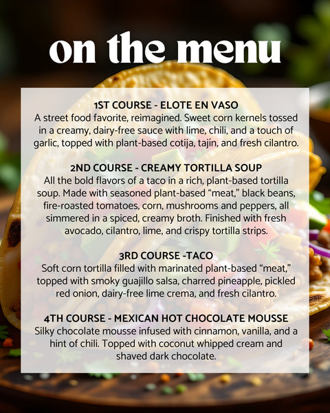 Mexican Tasting Event - Jan 25, 1 pm