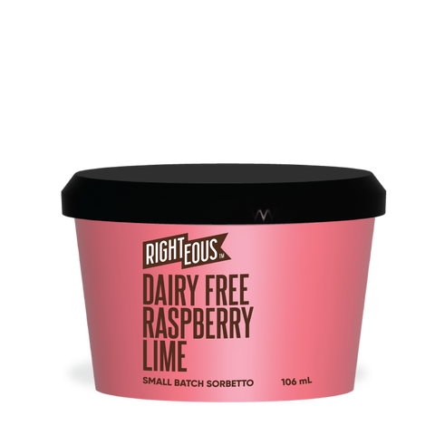 Mini Raspberry Lime Sorbet (Frozen)