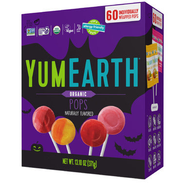Pre-order - Halloween Organic Lollipops | 60 ct - Avail. Sep 16