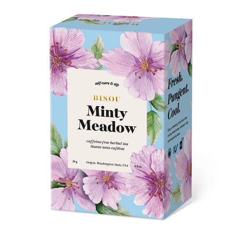 Bisou Organic Minty Meadow Herbal Tea Sachets