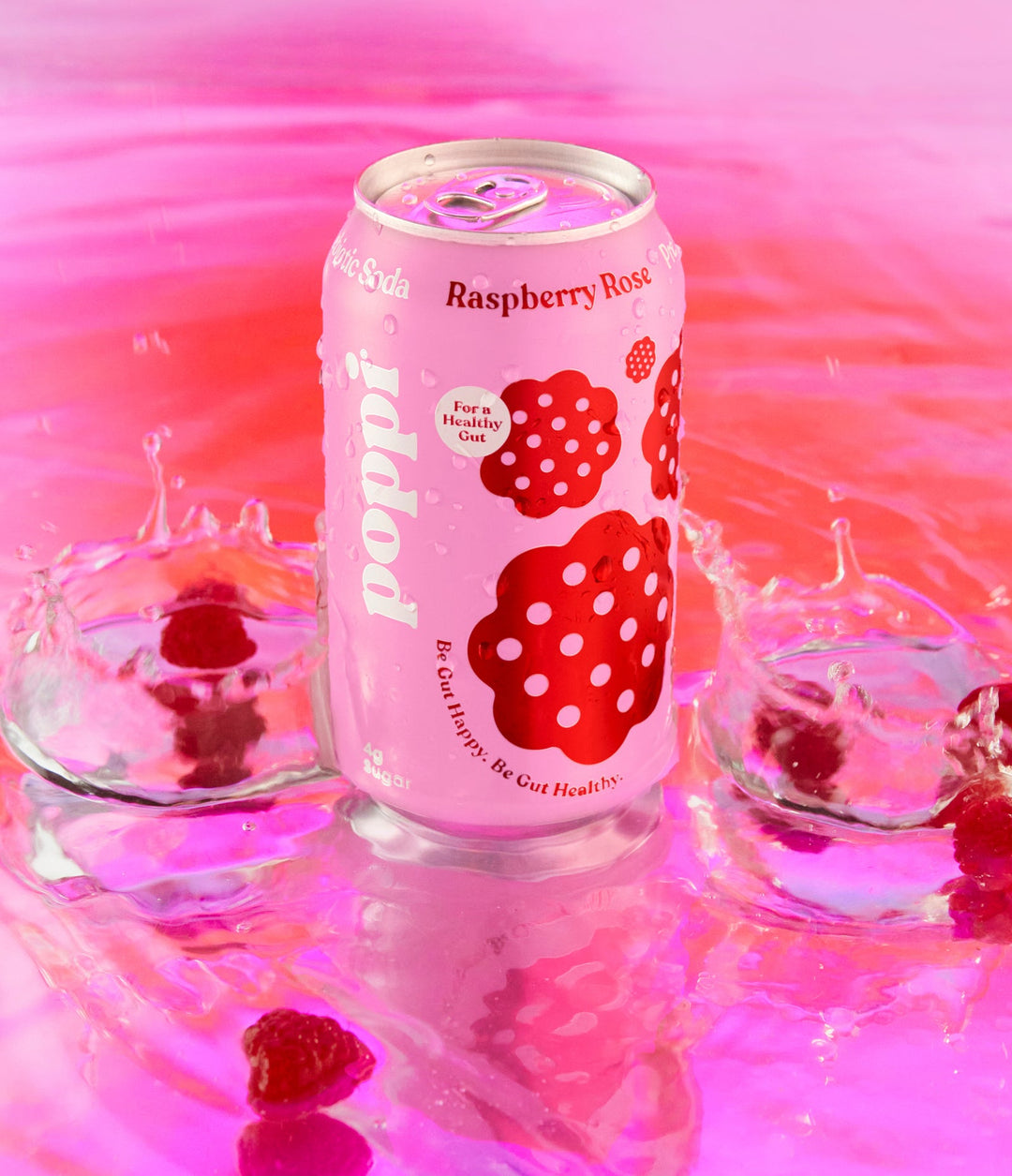Raspberry Rose | Prebiotic Soda