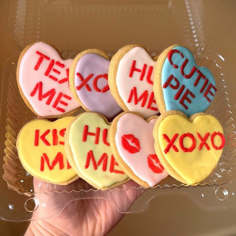 Pre-order | Conversation Heart Sugar Cookies (Frozen)