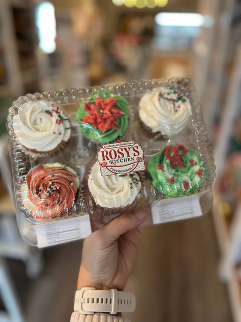 Gluten-free Holiday Cupcakes | Pack of 6 (Frozen)