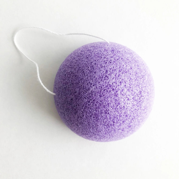 Purple Lavender-Infused Konjac Cleansing Sponge