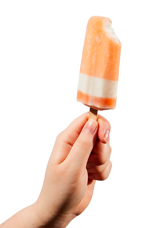 Strawberry & Orange Cream Pops (Frozen)