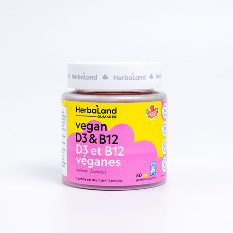 Vegan Vitamin D3 & B12 Supplement