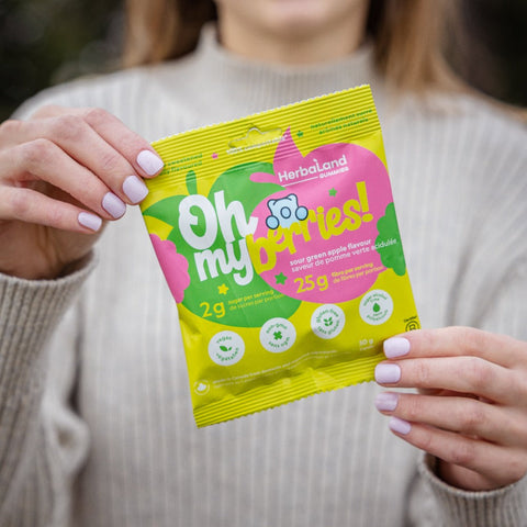 Oh My Berries! Sour Green Apple Low Sugar Candy