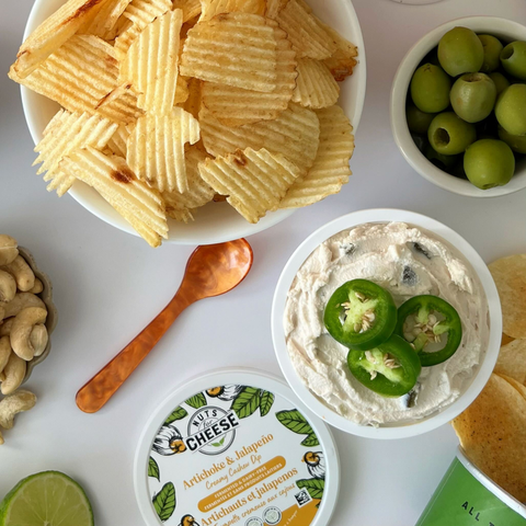 Artichoke & Jalapeno Creamy Cashew Dip