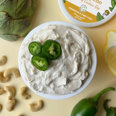 Artichoke & Jalapeno Creamy Cashew Dip