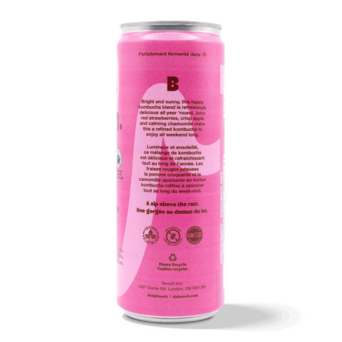 Strawberry Apple Living Kombucha
