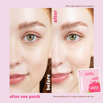Strawberry Matcha Latte Depuffing & Hydrating Eye Patches
