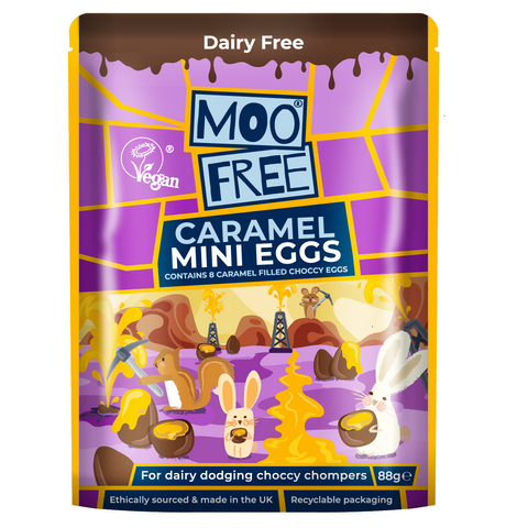 Milk Chocolate Caramel Filled Mini Eggs