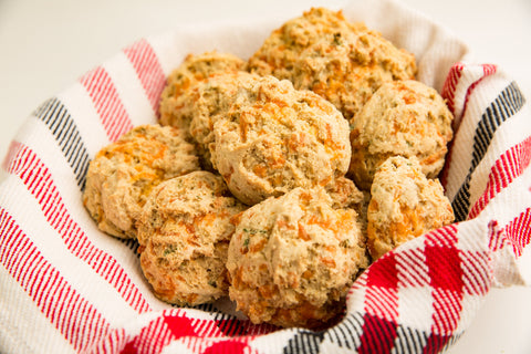 Gluten-free Vegan Cheddar & Herb Tea Biscuits