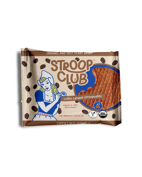 Coffee Caramel Vegan Stroopwafel Cookies | 2-Pack